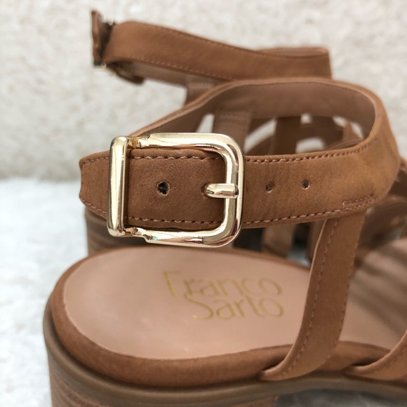 Franco Sarto Olga Gladiator Sandal - Tan - Picture 10 of 15